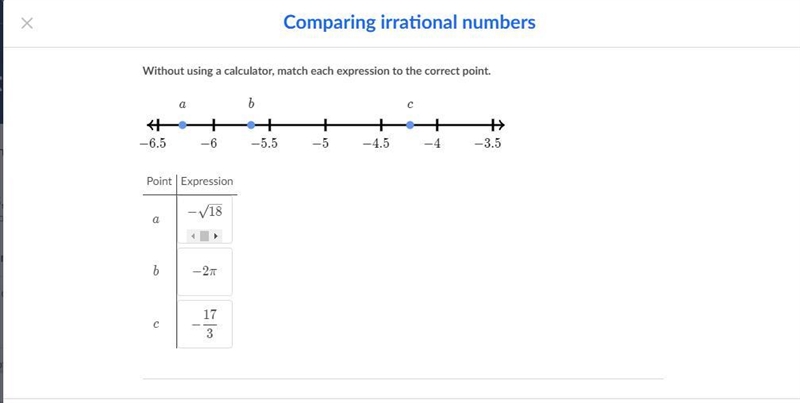 *HELP**NEEDS IT RIGHT NOW* Without using a calculator, match each expression to the-example-1