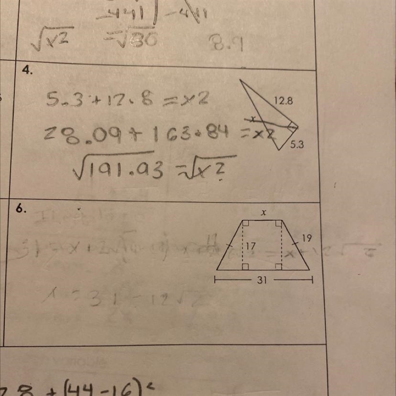 Pythagorean Theorem and its Converse I need number 6-example-1