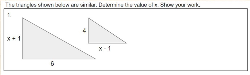 Help me to find x for the triangle attached below-example-1