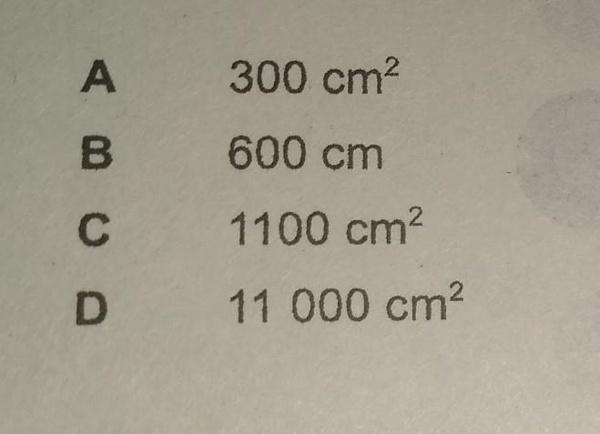 AREA OF CIRCLE which of these is a good estimate for the area of a circle with a circumference-example-1