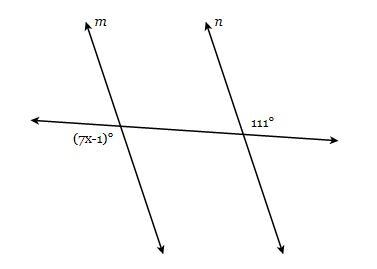 Given m||n, find the value of x.-example-1