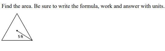 LOOK AT THE PICTURE BELOW Find the area. Be sure to show your work and answer with-example-2