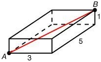 What is the length of ab? \/35 6 \/17 4-example-1