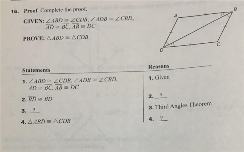 Geometry- Reason 2, Statment 3, & Statement 4 (question #16)16. Reason #2 *a) Substitution-example-1