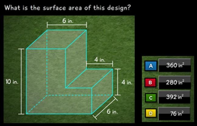 What is the surface area of this design? (in the image)-example-1