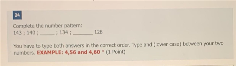 Complete the number pattern-example-1