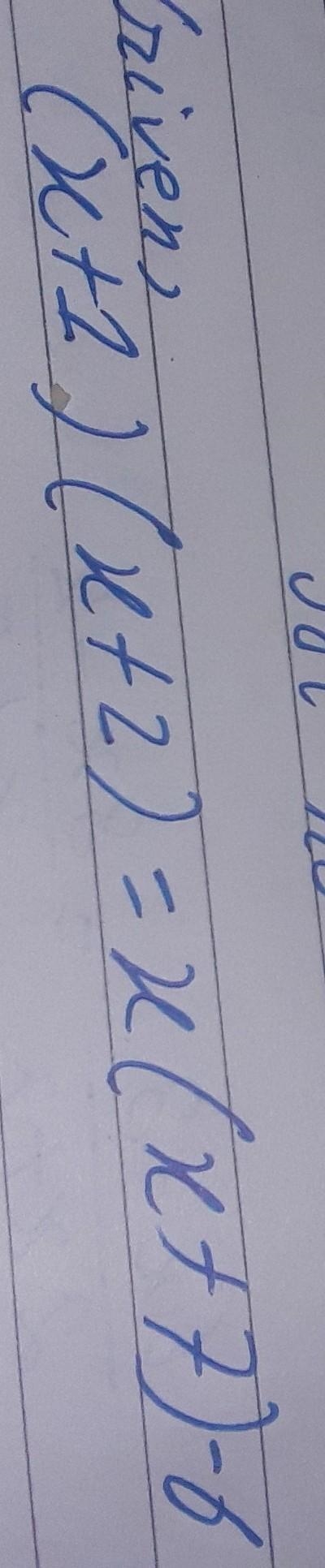 (X + 1) (X + 2) is equals to x ( x + 7 )- 6 can you solve this too please .​-example-1