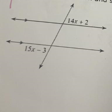 Set up an equation and solve for x.-example-1