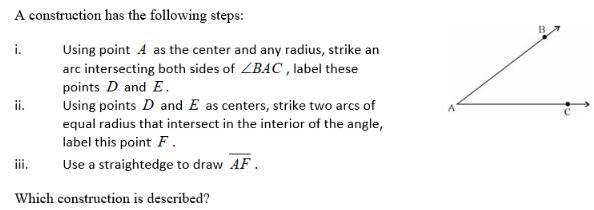 PLEASE HELP ASAP which construction is being described 1. a line through point B parallel-example-1