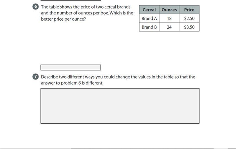 Describe two different ways you could change the values in the table so that the answer-example-1