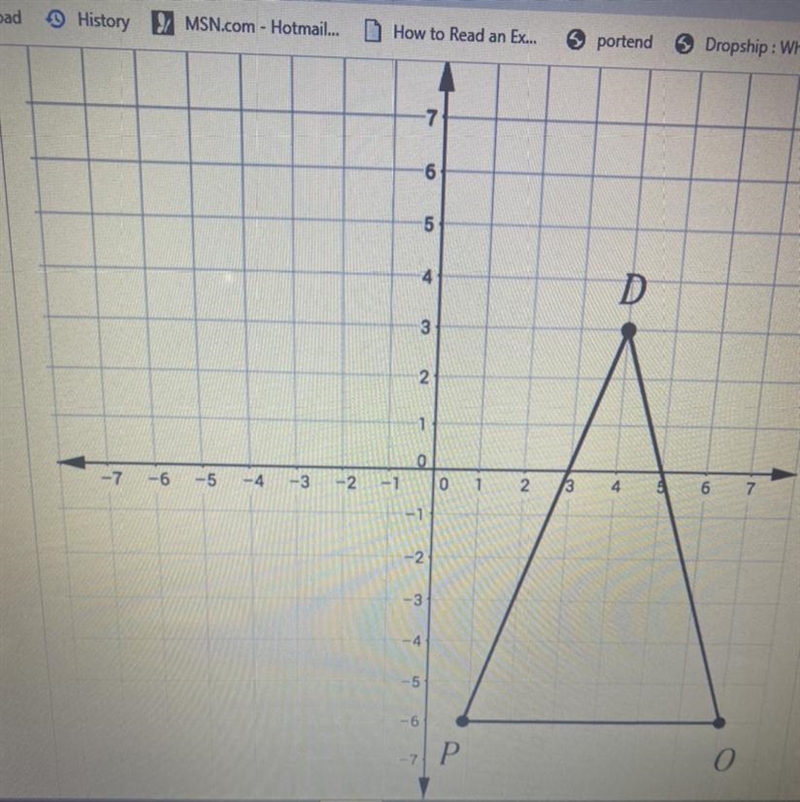 Find the approximate perimeter of the isosceles triangleAOPD. Round your answer to-example-1