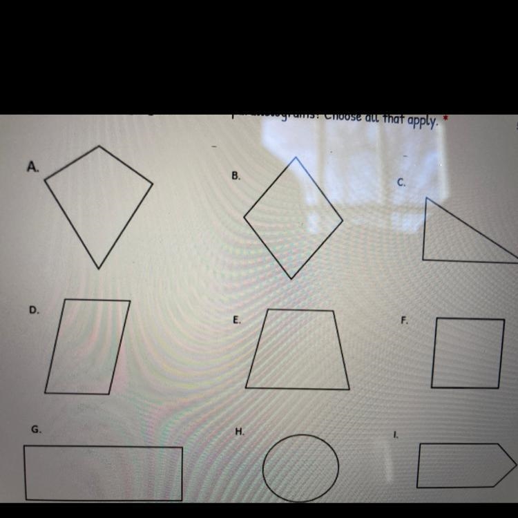 Is a ￼ circle not a parallelogram?-example-1