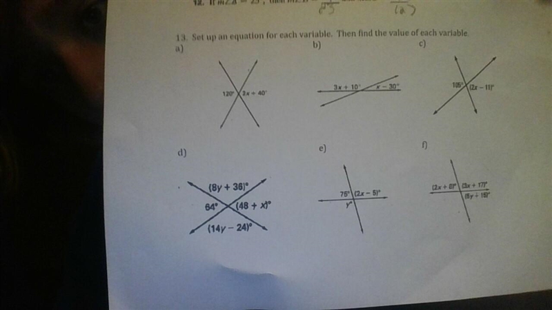 I need help with questions a b c d e and f its actualy geometry-example-1