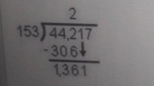 Question 5 Matt is learning long division. His work for a problem is shown, What is-example-1