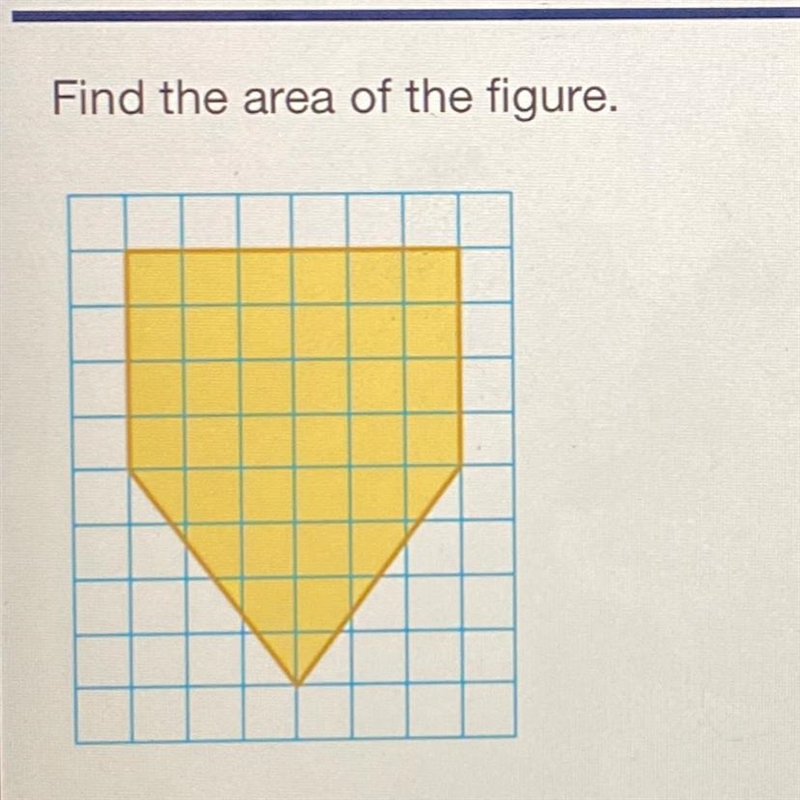 HELP PLEASE! Find the area of the figure.-example-1