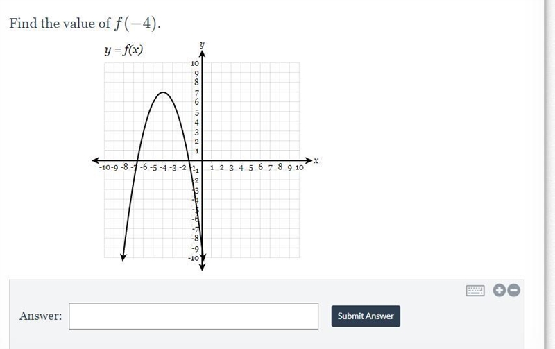 Please HELP! Find the value of f(-4). Functions-example-1