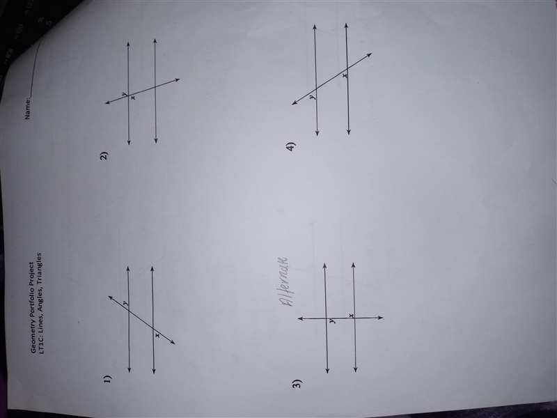 State the relationship between the congruent angles-example-1