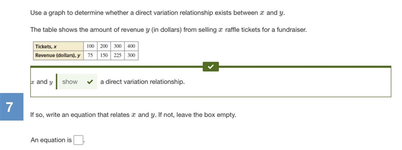 Find an equation that fits this question please-example-1