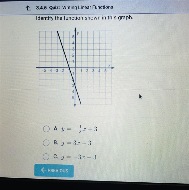 Identify the function shown in this graph-example-1