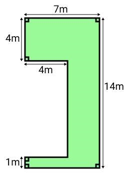 Find the prem of shaded shape-example-1