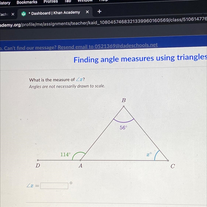 Finding angle measures using triangles What is the measure of Z2? Angles are not necessarily-example-1