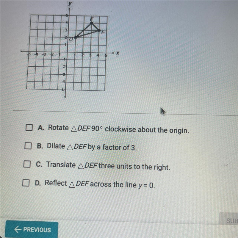 Which transformations would result in a geometric figure that is exactly the same-example-1