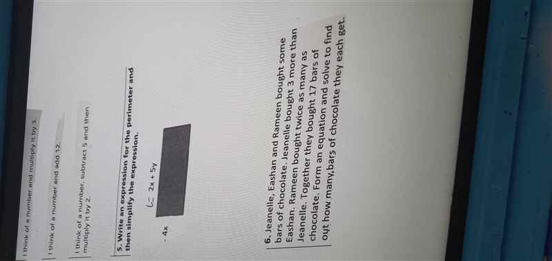 2.Write this statements using algebra Let n be the number I think of a number and-example-1