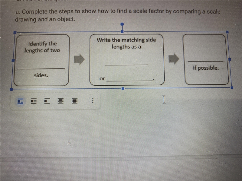 Identify the lengths of two blank sides-example-1