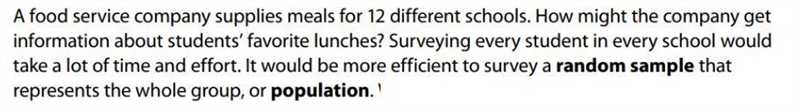 What do you think would be a good way to select a random sample of all the students-example-1