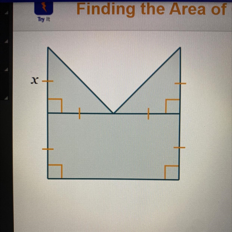 Which expression can be used to find the area of the composite figure? O 4x O 2x + 2x-example-1