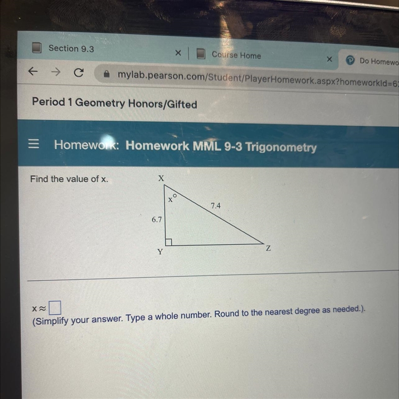 Find the value if x. PLS HELP ASAP-example-1