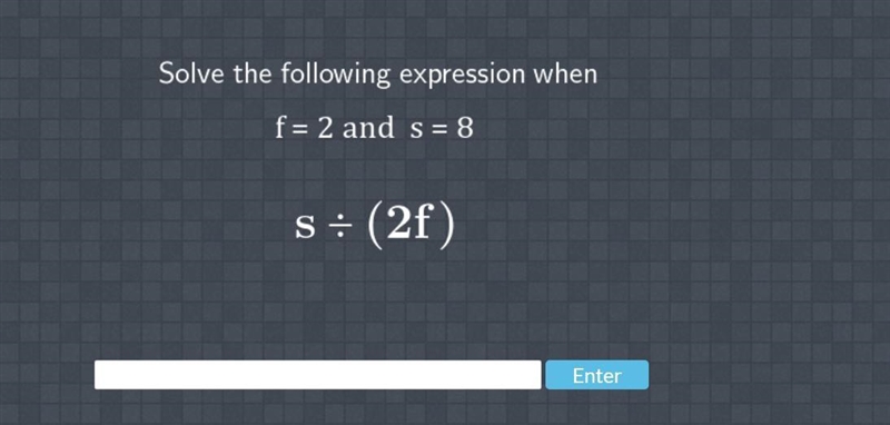 Solve the following expression-example-1