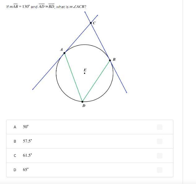 I really need the help with this multiple choice question for geometry.-example-1