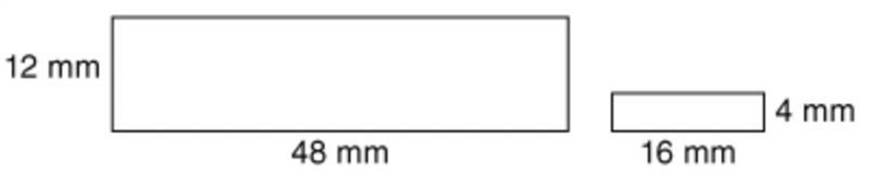 HELP PLEASE!!! How many times larger is the area of the larger rectangle than the-example-1