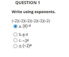 I NEEED HELLPPP write this using exponents question-example-1