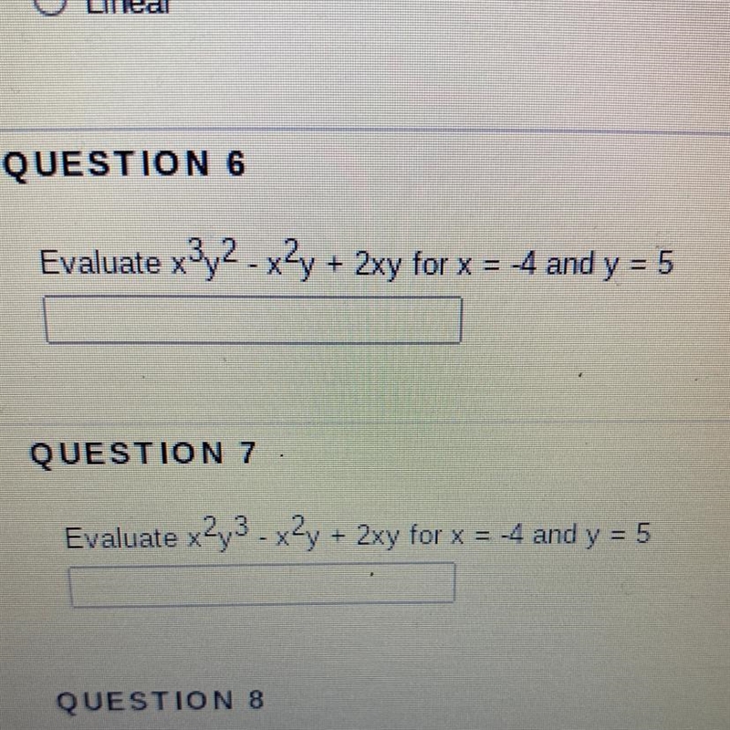 QUESTION 6 and QUESTION 7-example-1