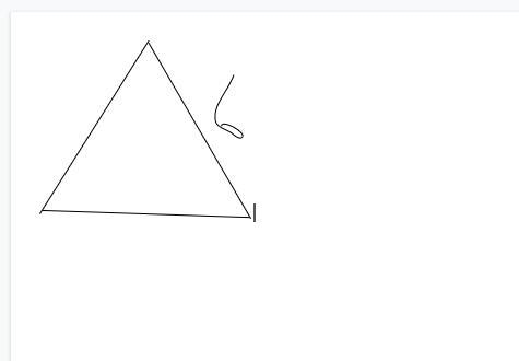 An equiangular triangle has one side of length six inches. What is the height of the-example-1