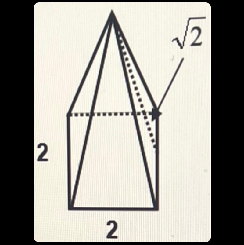 75 points! pls help me! find the lateral area, total surface area, and volume?-example-1