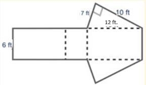 Use a net to find the surface area of the right triangular prism 35 sq. ft. 80 sq-example-1