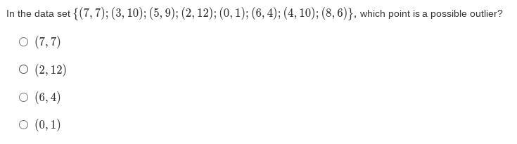 In the data set {(7,7);(3,10);(5,9);(2,12);(0,1);(6,4);(4,10);(8,6)}, which point-example-1