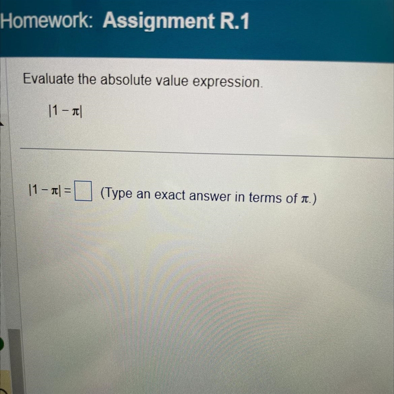 Evaluate the absolute value expression.-example-1