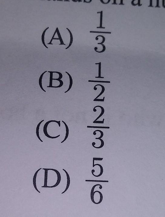 A number cube labeled 1 through 6 is rolled. Let A be the event that the number cube-example-1