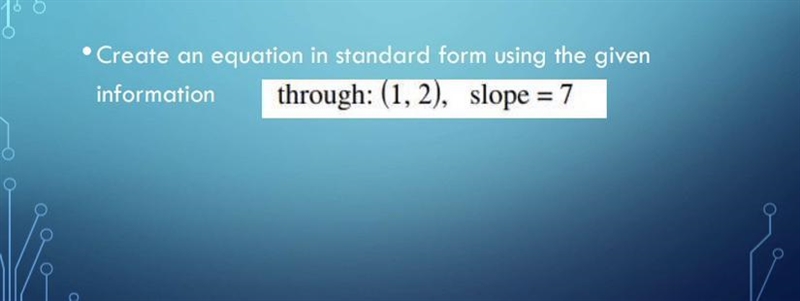 HELP ME PLEASE ASAP!! it’s for algebra 1 and you have to create an equation in standard-example-1