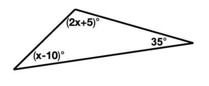 What equation could be used to solve for X in this triangle?​-example-1