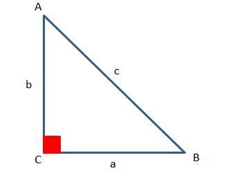 Solve the right triangle, ΔABC, for the missing side and angles to the nearest tenth-example-1