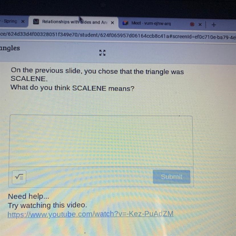 What do you think scalene means ?-example-1