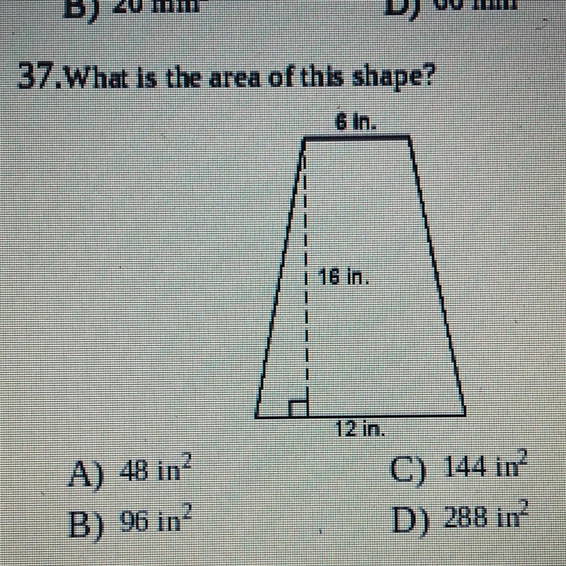 What is the area of this shape?-example-1