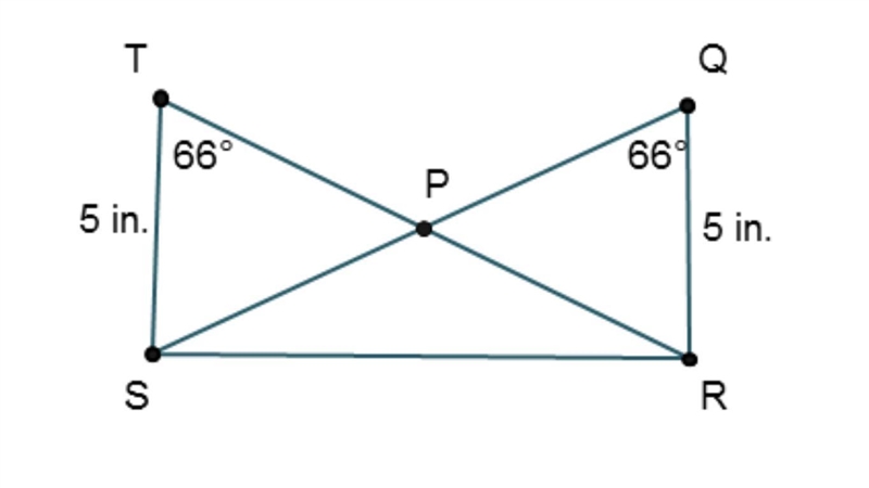 Can ΔTSR and ΔQRS be proven congruent by SAS? A) yes, because along with the given-example-1