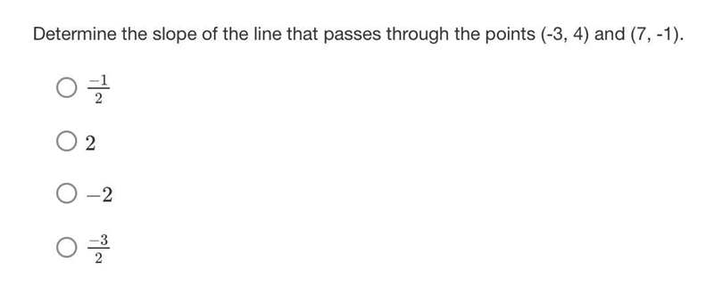 Find asked slope (See image for problem)-example-1