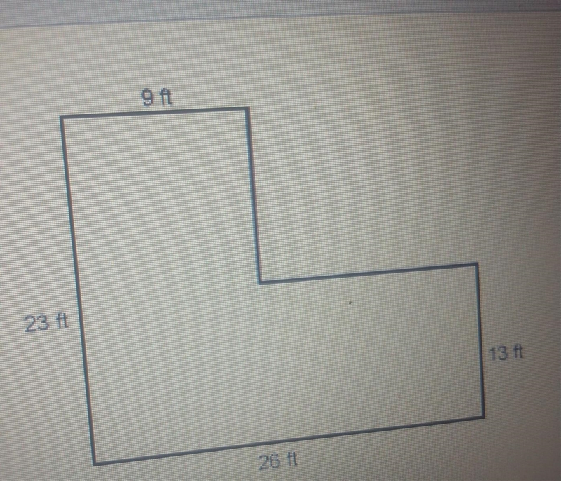 In this polygon, all angles are right angles What is the area of this polygon? ​-example-1